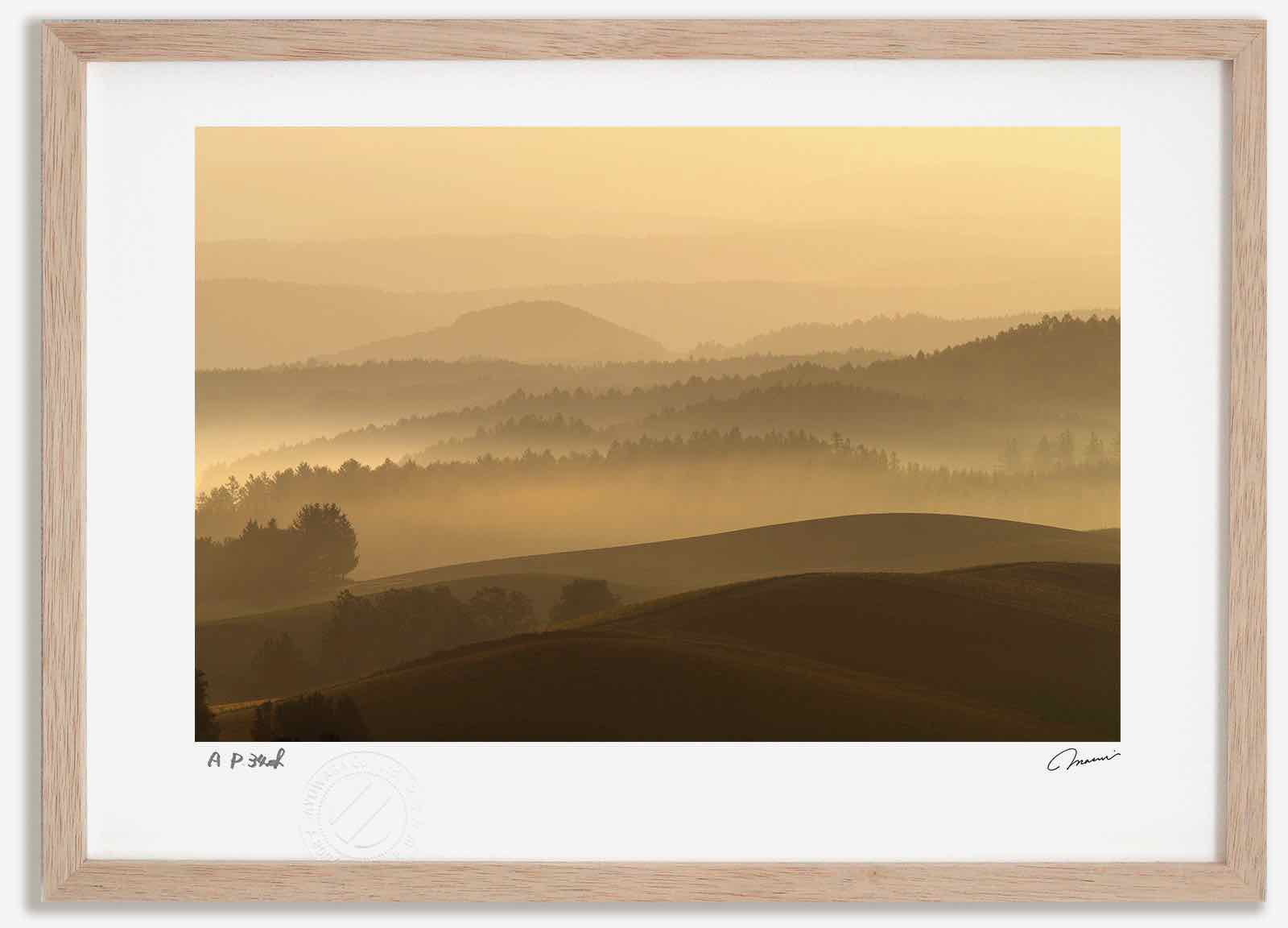 アートフォト 絵画 朝の丘3 高橋真澄/インテリア 額入り 額装込 風景画 油絵 ポスター アート アートパネル リビング 玄関 プレゼント モダン アートフレーム 飾る おしゃれ 壁掛け 絵|絵画・壁飾り 風景専門店あゆわら