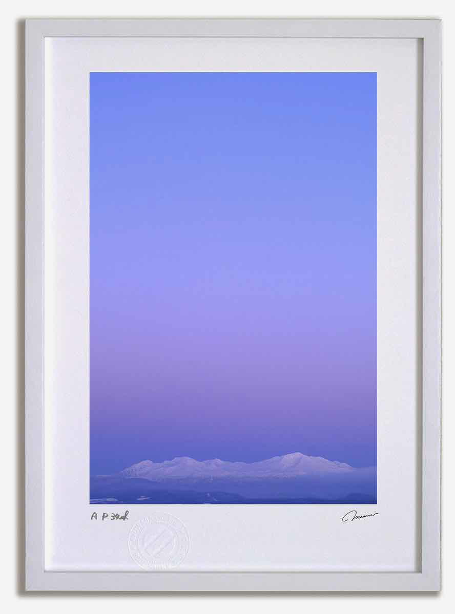 アートフォト 絵画 大雪山残照 高橋真澄/インテリア 額入り 額装込 風景画 油絵 ポスター アート アートパネル リビング 玄関 プレゼント モダン アートフレーム 飾る おしゃれ 壁掛け 絵|絵画・壁飾り 風景専門店あゆわら