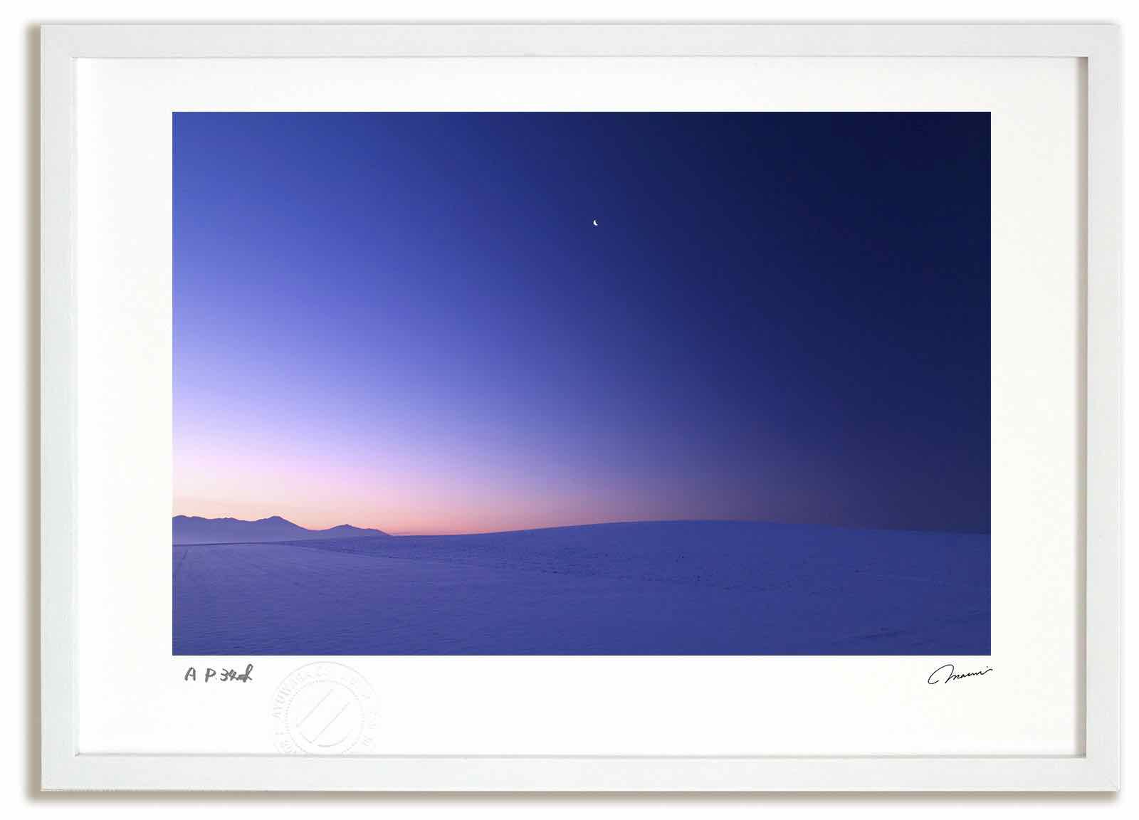 アートフォト 絵画 夜明け前3 高橋真澄/インテリア 額入り 額装込 風景画 油絵 ポスター アート アートパネル リビング 玄関 プレゼント モダン アートフレーム 飾る おしゃれ 壁掛け 絵｜絵画・壁飾り　風景専門店あゆわら