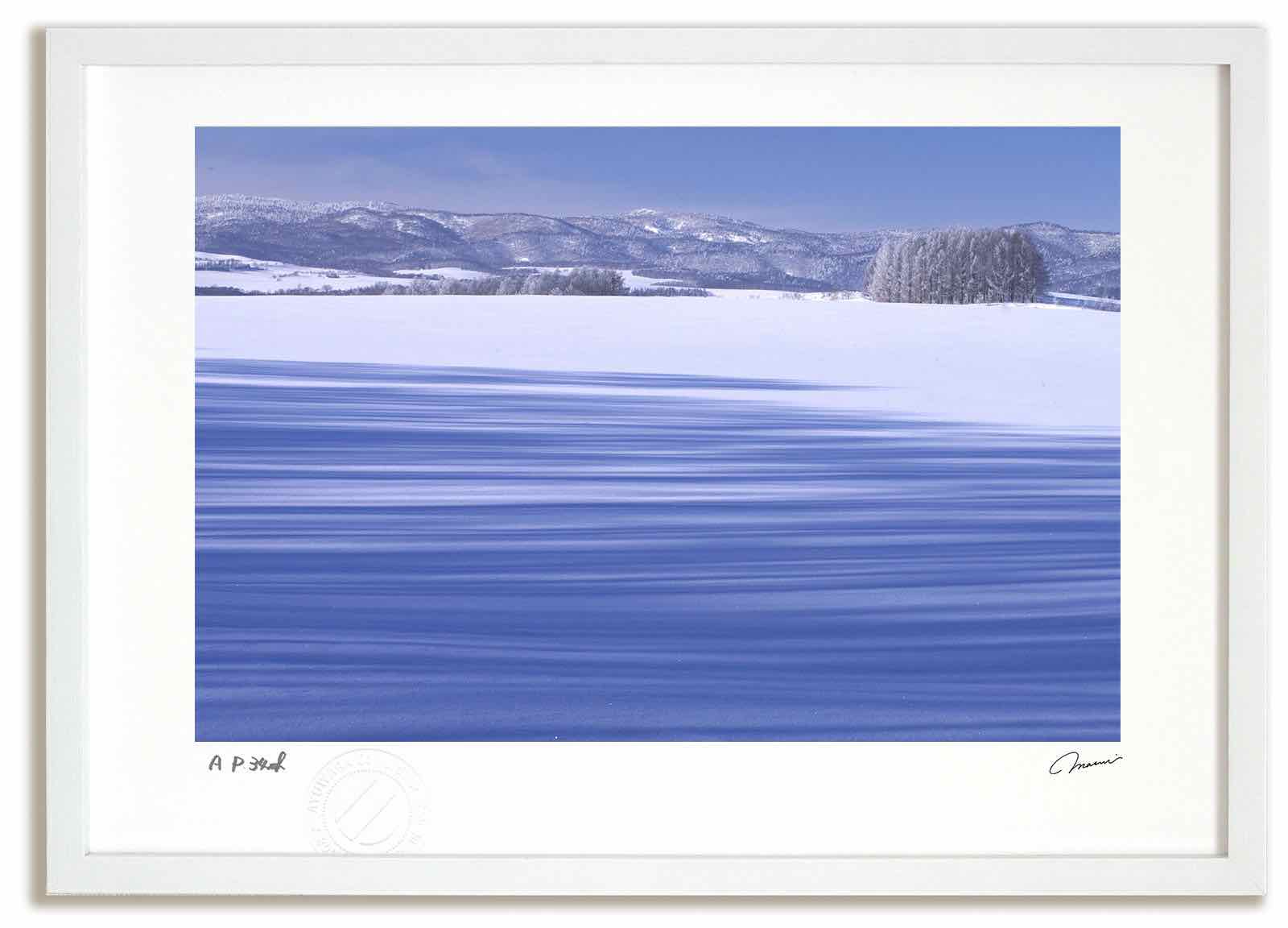 アートフォト 絵画 蒼い影4 高橋真澄/インテリア 額入り 額装込 風景画 油絵 ポスター アート アートパネル リビング 玄関 プレゼント モダン アートフレーム 飾る おしゃれ 壁掛け 絵|絵画・壁飾り 風景専門店あゆわら