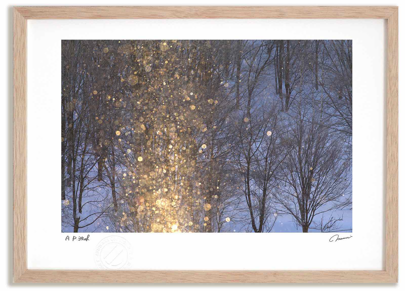 アートフォト 絵画 サンピラー17 高橋真澄/インテリア 額入り 額装込 風景画 油絵 ポスター アート アートパネル リビング 玄関 プレゼント モダン アートフレーム 飾る おしゃれ 壁掛け 絵|絵画・壁飾り 風景専門店あゆわら