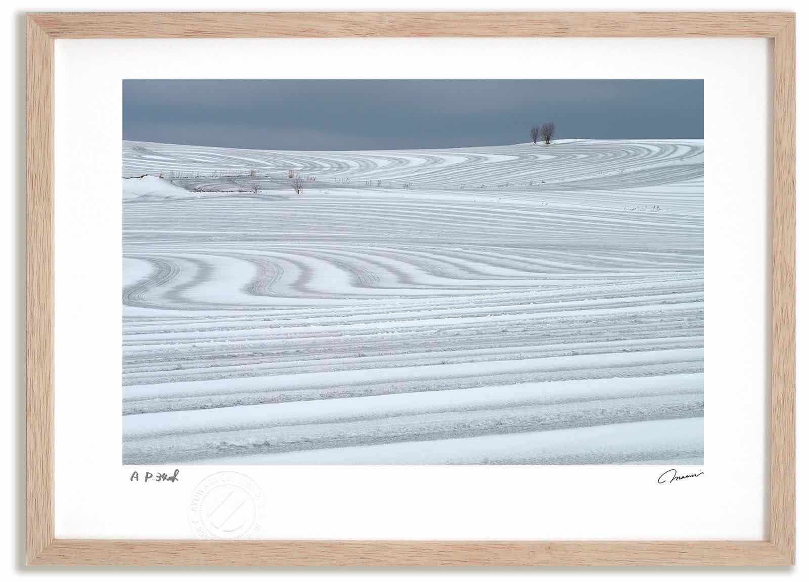 アートフォト 絵画 融雪剤のパターン1 高橋真澄/インテリア 額入り 額装込 風景画 油絵 ポスター アート アートパネル リビング 玄関 プレゼント モダン アートフレーム 飾る おしゃれ 壁掛け 絵｜絵画・壁飾り　風景専門店あゆわら