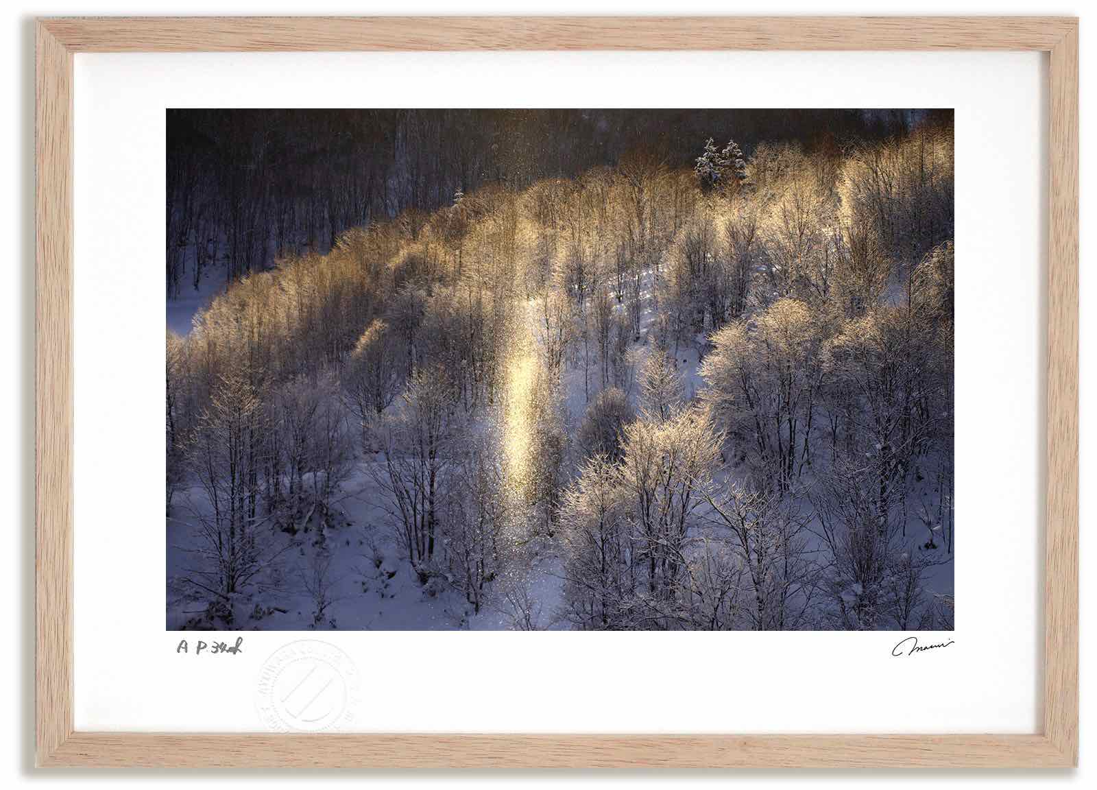 アートフォト 絵画 サンピラー23 高橋真澄/インテリア 額入り 額装込 風景画 油絵 ポスター アート アートパネル リビング 玄関 プレゼント モダン アートフレーム 飾る おしゃれ 壁掛け 絵|絵画・壁飾り 風景専門店あゆわら
