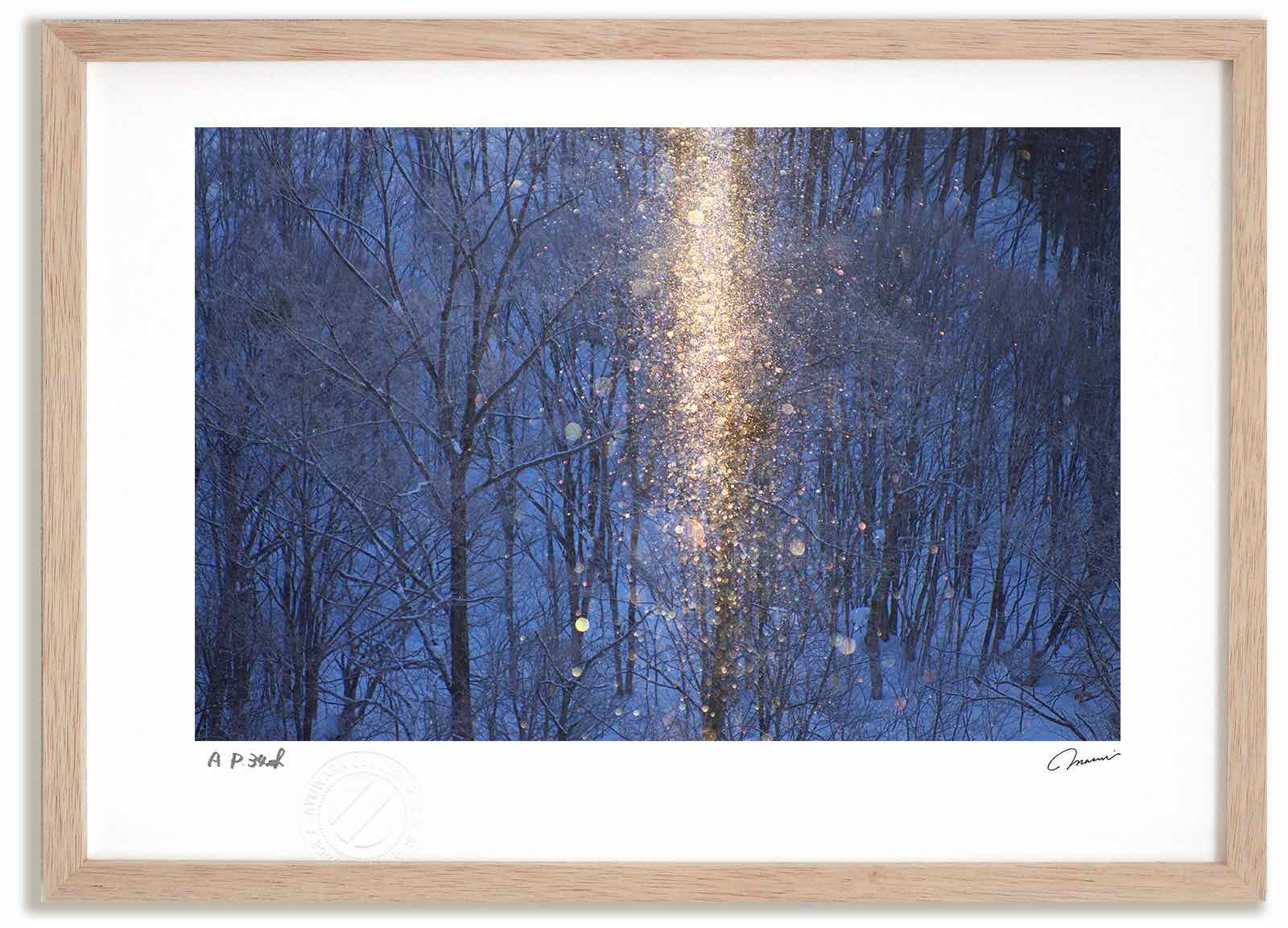 アートフォト 絵画 サンピラー25 高橋真澄/インテリア 額入り 額装込 風景画 油絵 ポスター アート アートパネル リビング 玄関 プレゼント モダン アートフレーム 飾る おしゃれ 壁掛け 絵