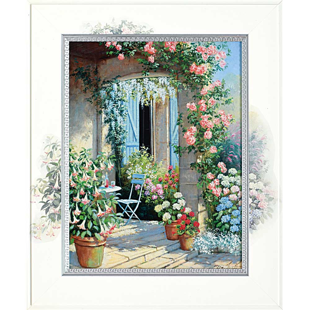 インテリアアート絵画　ピーター・モッツ　イーゼル付き　自然豊かでノスタルジック インテリアアート絵画 ピーター・モッツ イーゼル付き 自然豊かで