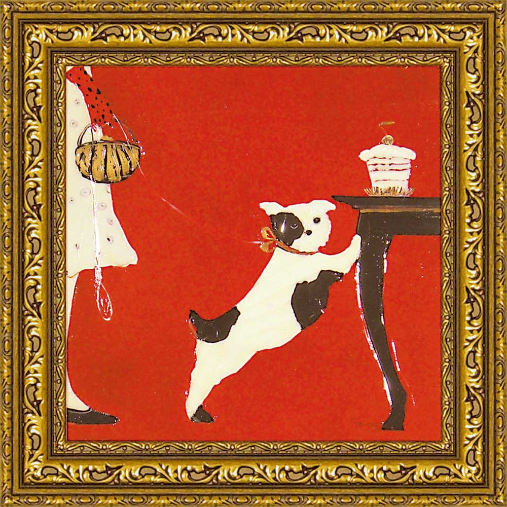 楽天市場】絵画 ドミンゲス 子猫の毛糸/インテリア 額入り 額装込 風景