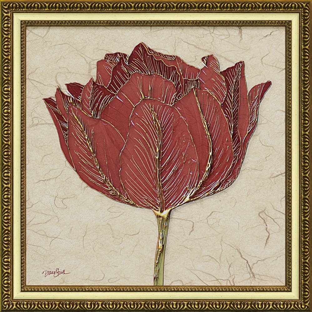 楽天市場】絵画 ダイアン スティムソン「チューリップ ウィズ レッド
