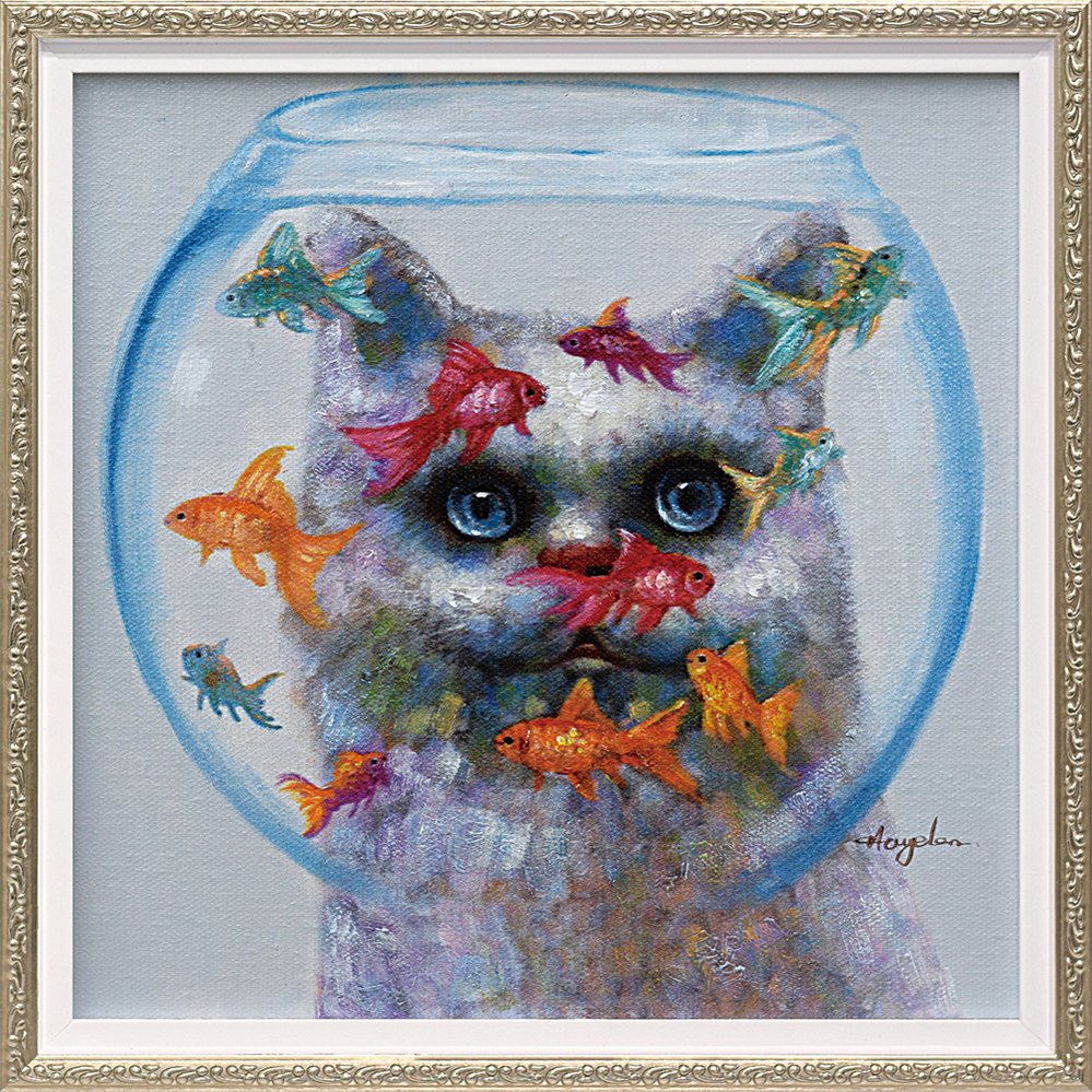 自作絵画 ねこ パフェ op-07012.jpg
