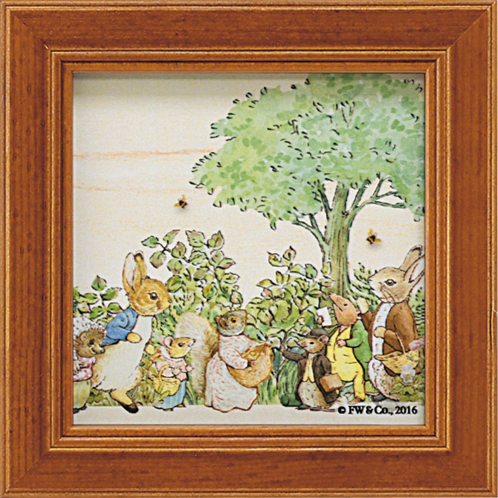 ピーターラビット　額縁いり絵 ピーターラビット 額縁いり絵 ピーターラビット 額縁いり絵