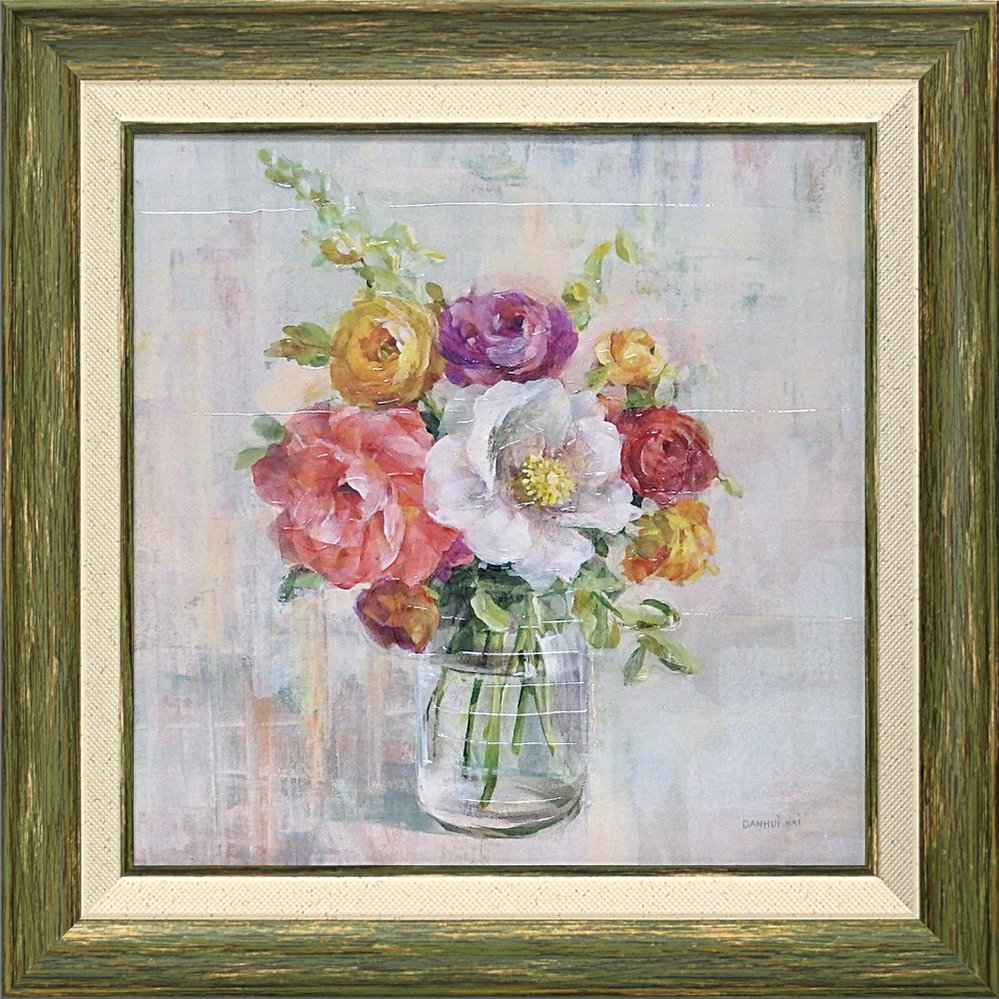 油絵　花　縦61cm 横68cm 楽天市場】絵画 足立弘樹 黄色い花 F6 油絵 絵画 インテリア 額