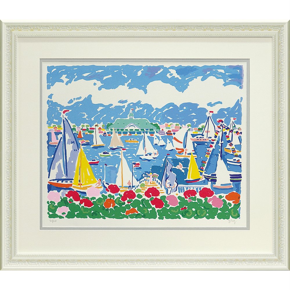 絵画・額縁・版画・芳岡 ひでき・新品未使用・虫取りセブン・美術品・インテリア 楽天市場】絵画 ジョン ボッチ「ウィンドー ボックス」(版画