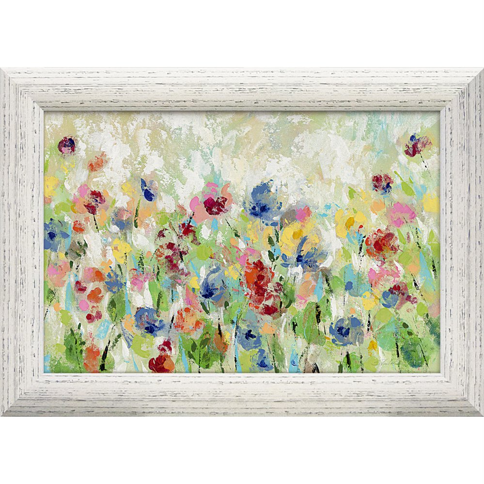 絵画 シルビア ヴァシレヴァ「スプリングタイム メドウ フラワーズ」/額入り 額装込 風景画 絵画 アート リビング 玄関 トイレ インテリア かわいい 壁飾り 癒やし プレゼント ギフト アートパネル ポスター 3Lサイズ おしゃれ 壁掛け 絵|絵画・壁飾り 風景専門店あゆわら