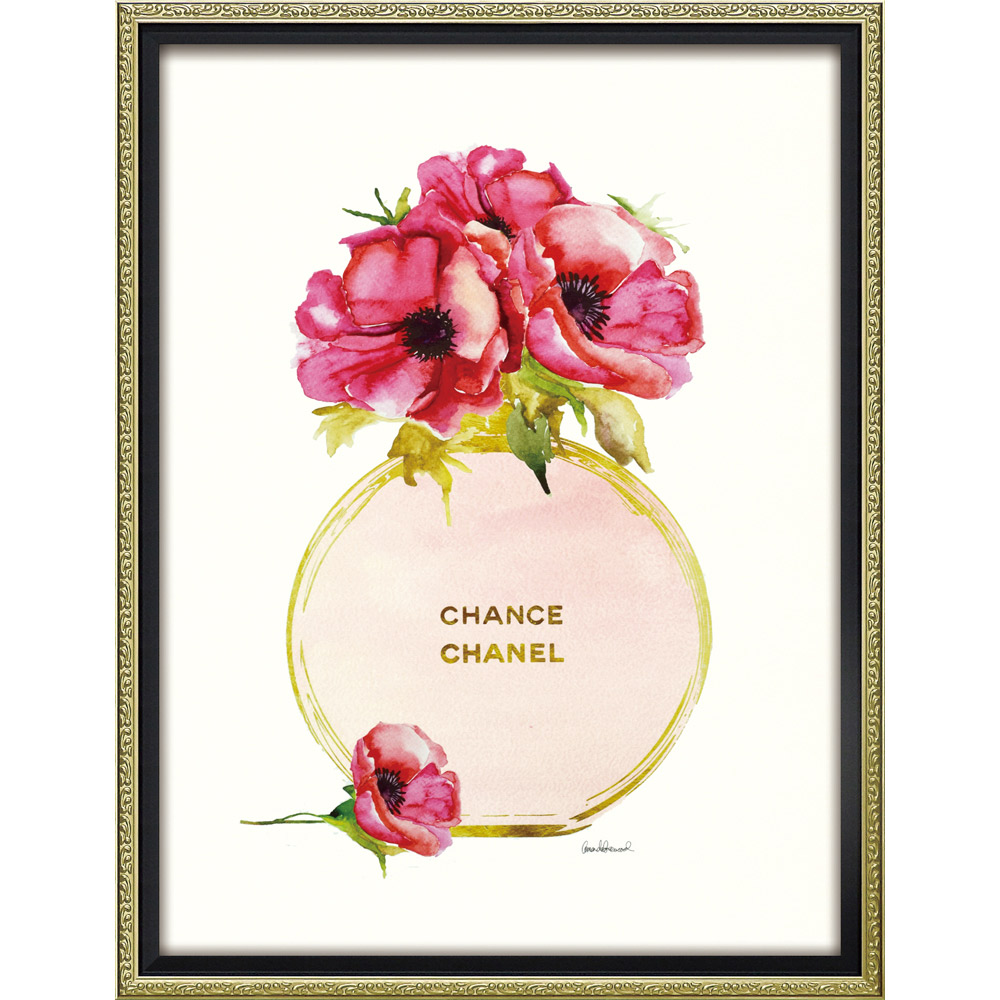 楽天市場 絵画 ブランド キャンバスアート ゴールド パフューム ポピー Lサイズ インテリア 壁掛け 額入り ポスター アート アートパネル モダン スタイリッシュ メルヘン アートフレーム おしゃれ シャネル Sサイズ 巣ごもり 絵画 壁飾り 風景専門店あゆわら