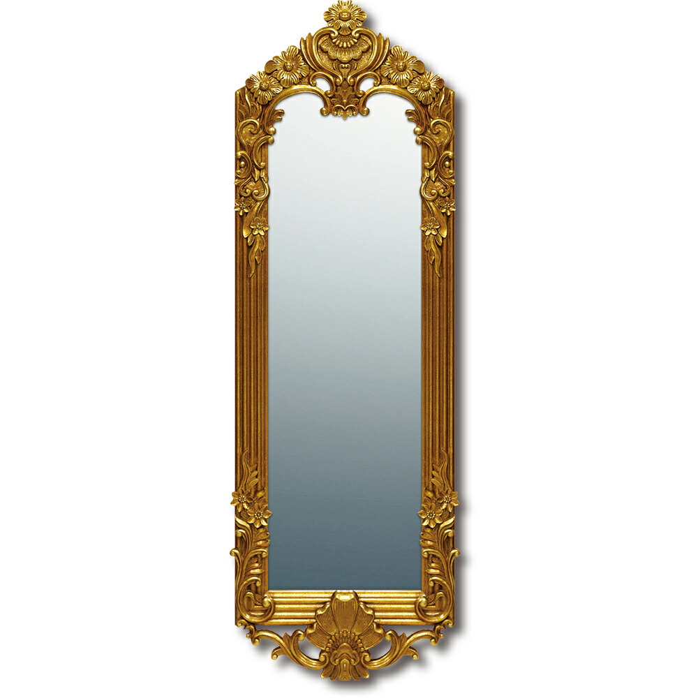 ユーパワー グレースアートミラー ゴーシャ L アンティークゴールド