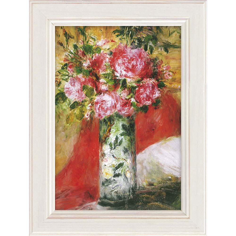 楽天市場】絵画 ルノワール「チューリップとアネモネの花瓶