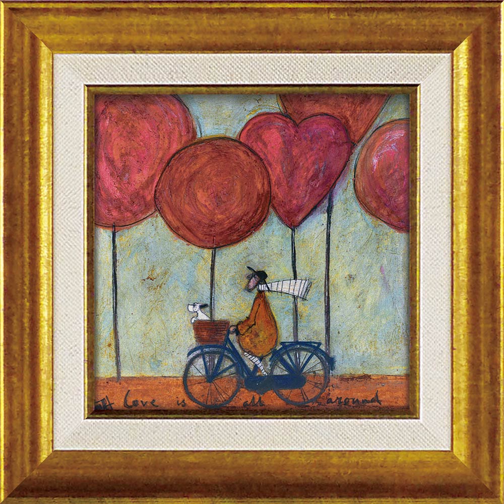 自転車と風景の絵画　サムトフト 楽天市場】サムトフト 絵画 絵 63.5×32.5cm 【エレクトリック