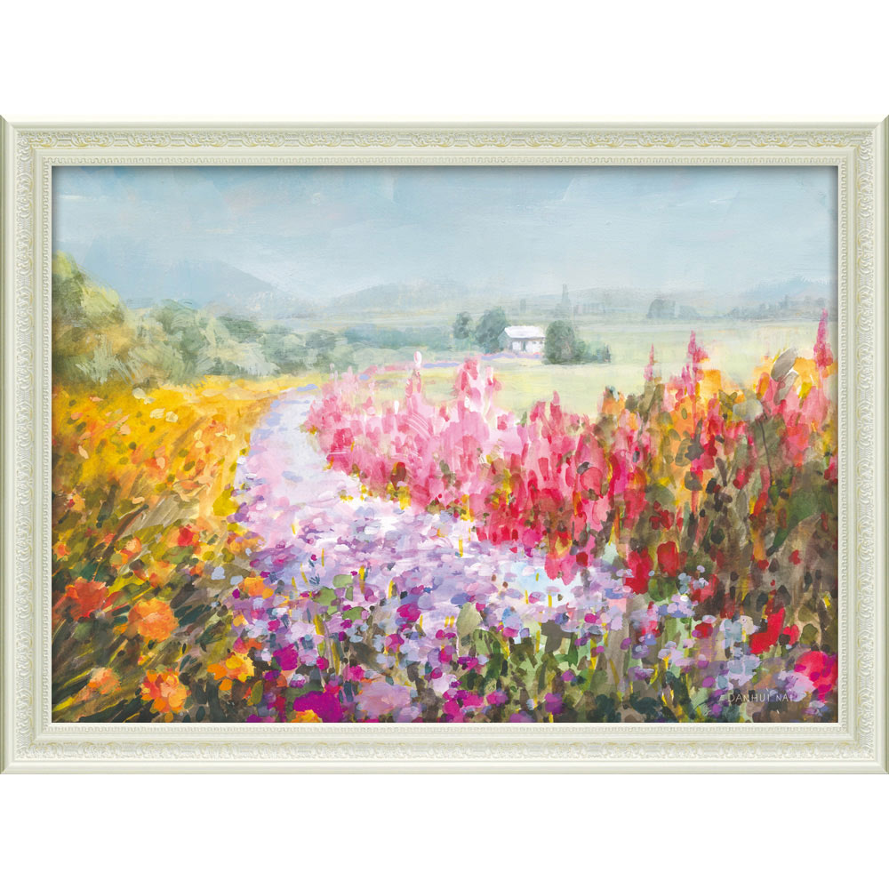 楽天市場】絵画 ダンフイ ナイ「コースタル ダリア」 額入り 風景画 花
