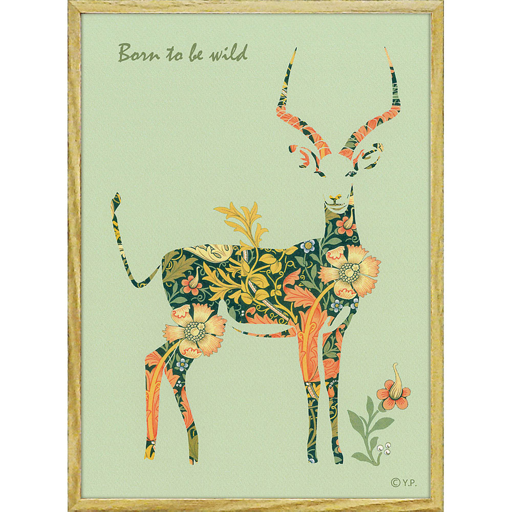 トナカイ　動物　アクリル画　絵画 楽天市場】絵画 アニマルシルエット アート「シータートルS」 額