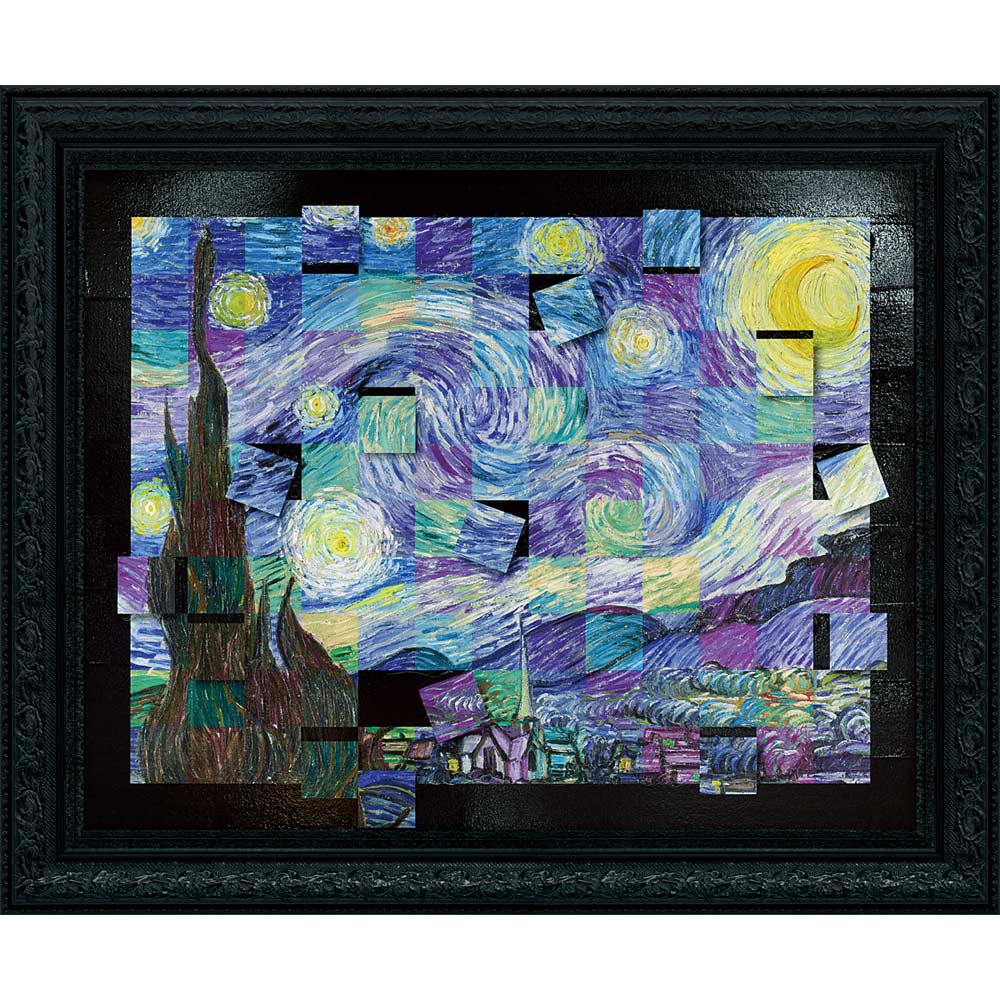 楽天市場】絵画 ビッグアート 名画ハイグロスシリーズ ゴッホ 「星月夜