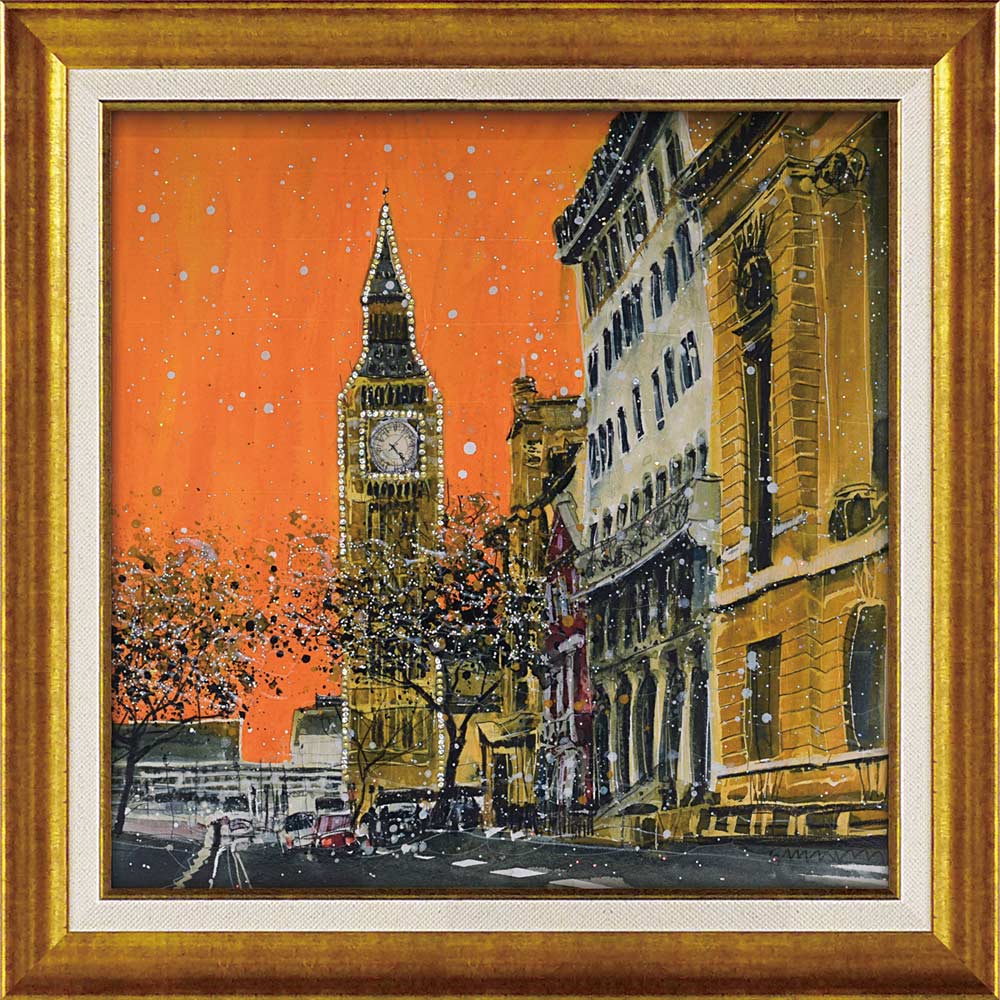 フレーム付き風景画、風景画の複製、ヴィンテージ、絵画、美術、インテリアアート ルノワール「ヴェネツィア、総督宮」 The Doges' Palace 絵画