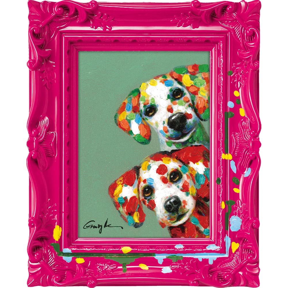 楽天市場】絵画 オイル ペイント アート 〜ペンキ デコフレーム