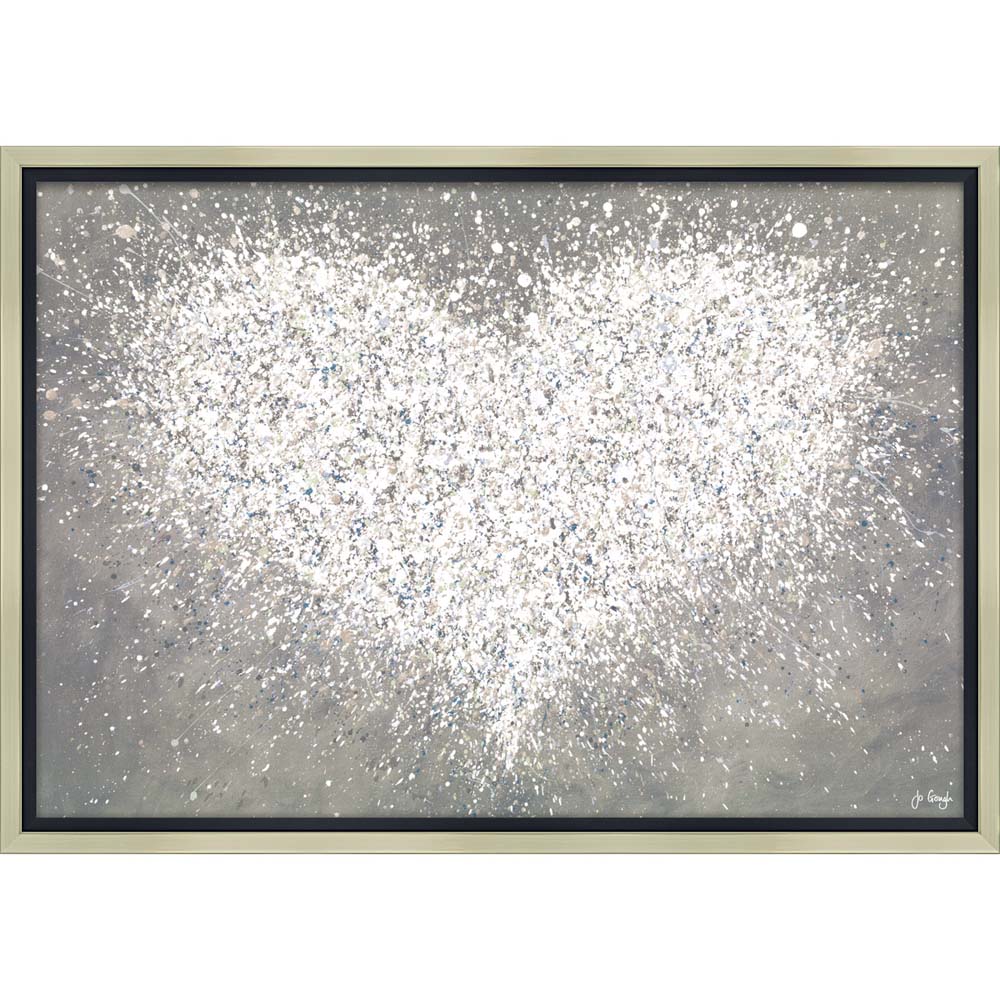 絵画 ジョー ゴフ「パワー オブ ラブ」 おしゃれ ハート インテリア 壁掛け アート フレーム付き リビング 飾る 絵 廊下 寝室 額付き かわいい モダン ギフト プレゼント 3Lサイズ