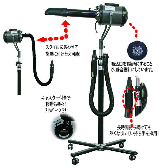 楽天市場】定番機種 ペット ドライヤー ストーク1800ターボ 5本