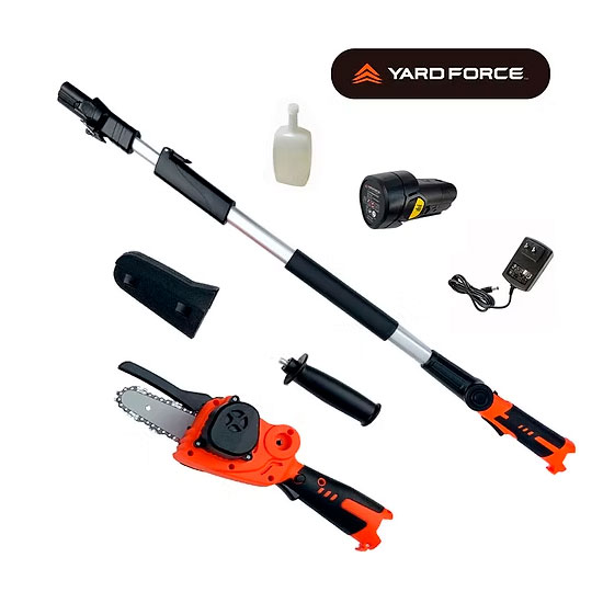 お買い物マラソン！ ★クーポンで1500円OFF！ YARD FORCE? 12Vコードレス高枝チェーンソーミニ LS-A10-JP 「正規品」メーカー1年保証 ※メーカーから直送（代引き不可、沖縄・離島は別途運賃）