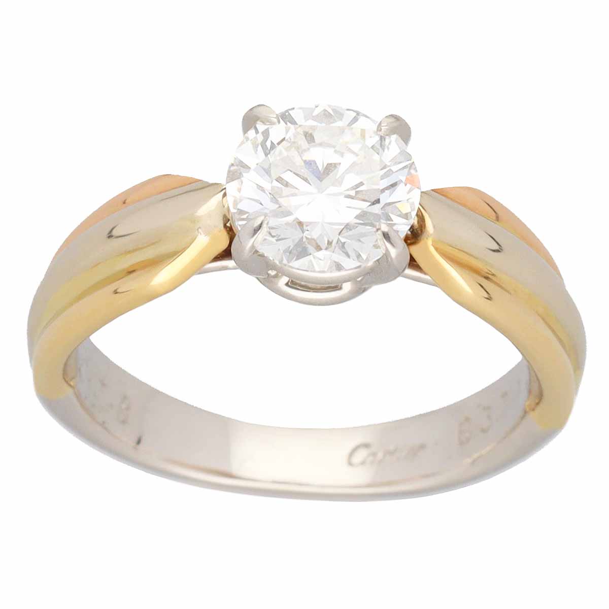 楽天市場】【緑屋質屋】カルティエ トリニティ リング クラシック 3P