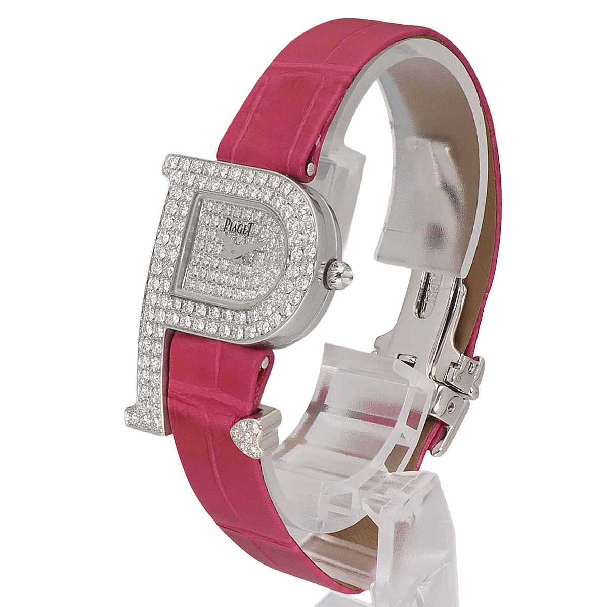 PIAGET ピアジェ ダイヤモンド LIMELIGHT JW Pウォッチ 5875 750 K18 WG ホワイトゴールド クオーツ ダイヤモンド文字盤 新品ピンクアリゲーターストラップ SWISSMADE【送料無料】時計【中古】TMR2203220108 660,000円