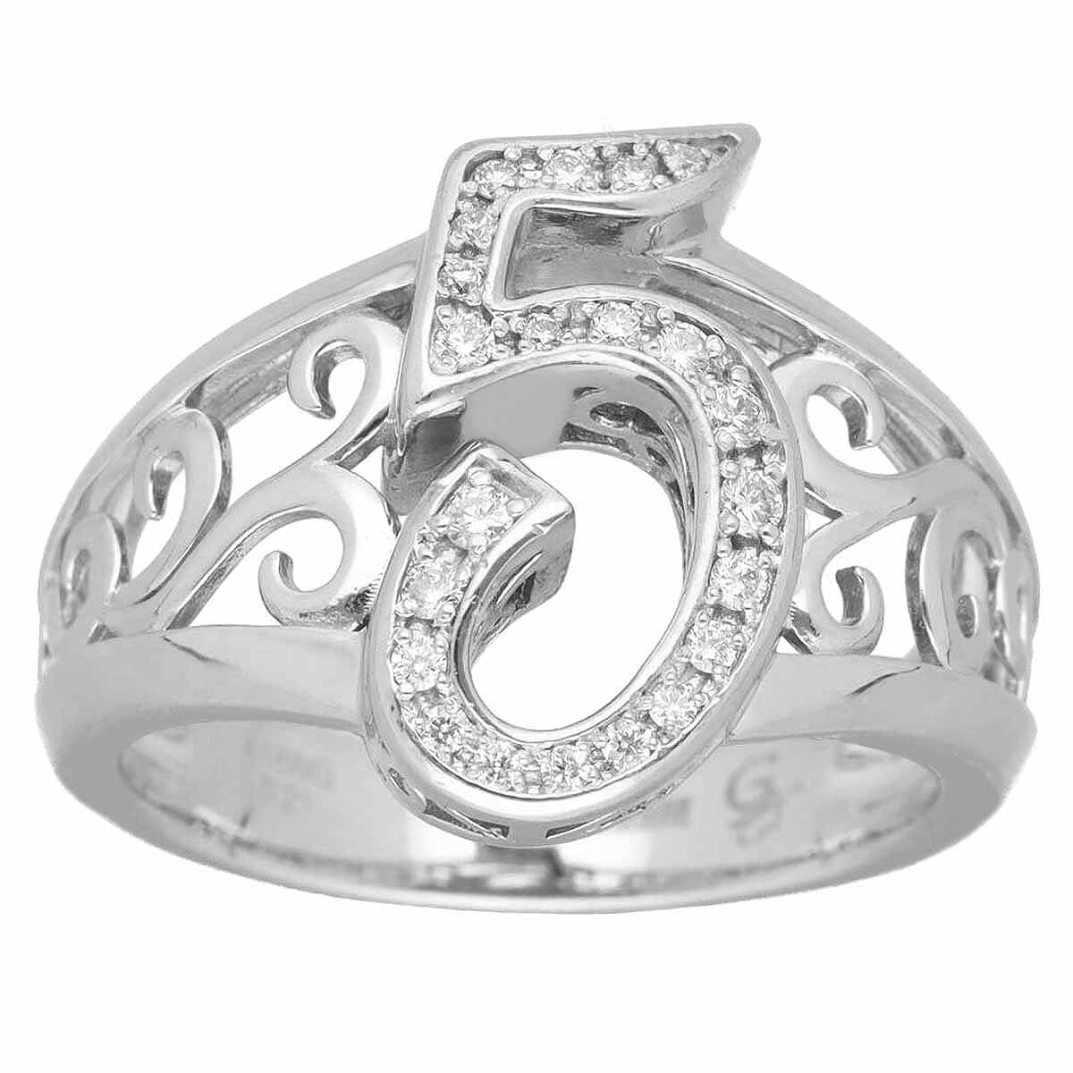 楽天市場】ゆきざき 指輪 メンズ ノンブル ナンバー 8 ダイヤモンド