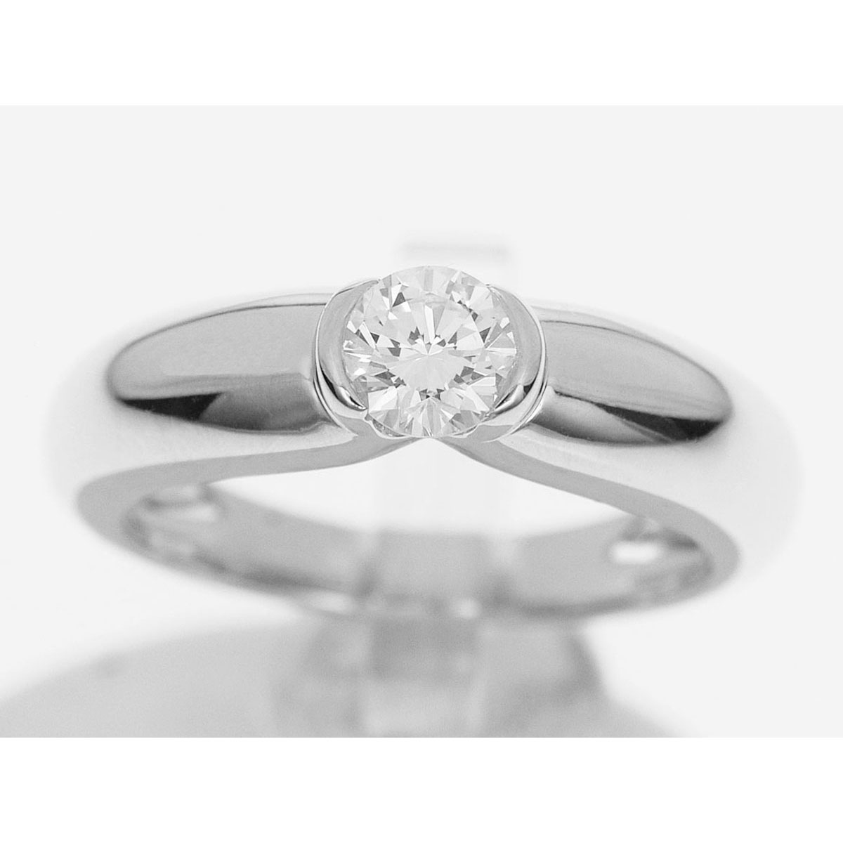 指輪 リング お気にいる Cartier カルティエ レディース 中古 1996 送料無料 代引き手数料無料 指輪 46 日本サイズ約6号 ホワイトゴールド Wg K18 750 リング ダイヤ D0 30ct Cドゥ ソリテール Shoxruxtj Com