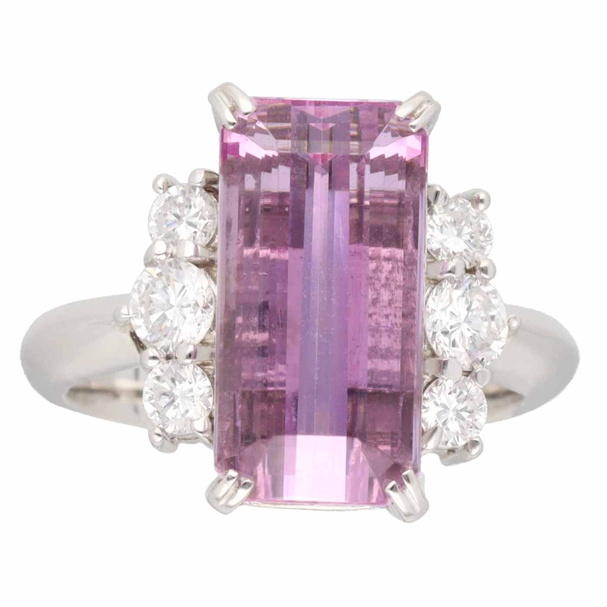 インペリアル ピンクトパーズ T6 95ct ダイヤモンド D0 622ct リング Pt900 プラチナ 日本サイズ約11号 51 Cgl Gia鑑別書 送料無料 レディース 中古 Bilalshahrour Fr