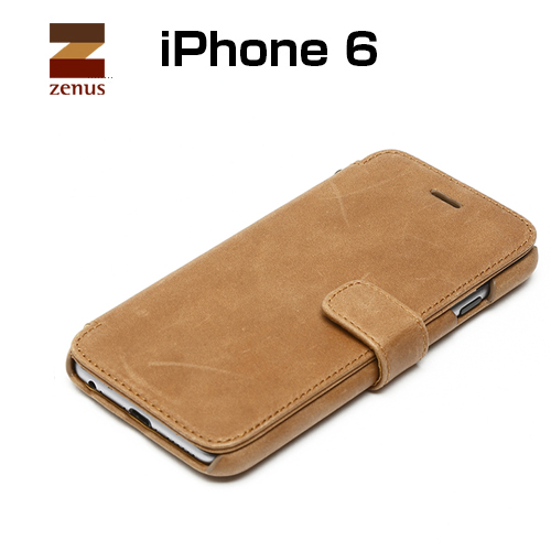 ZENUS　iPhone6/6sケース　ビンテージダイアリー　ビンテージブラウン/Z4017i6
