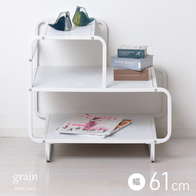 オープンシェルフ 伸縮 3段 収納棚 本棚 収納ラック スリム【ホワイト】 楽天市場】【本日ポイント5倍】オープンラック 3段 ラック 白 収納 幅