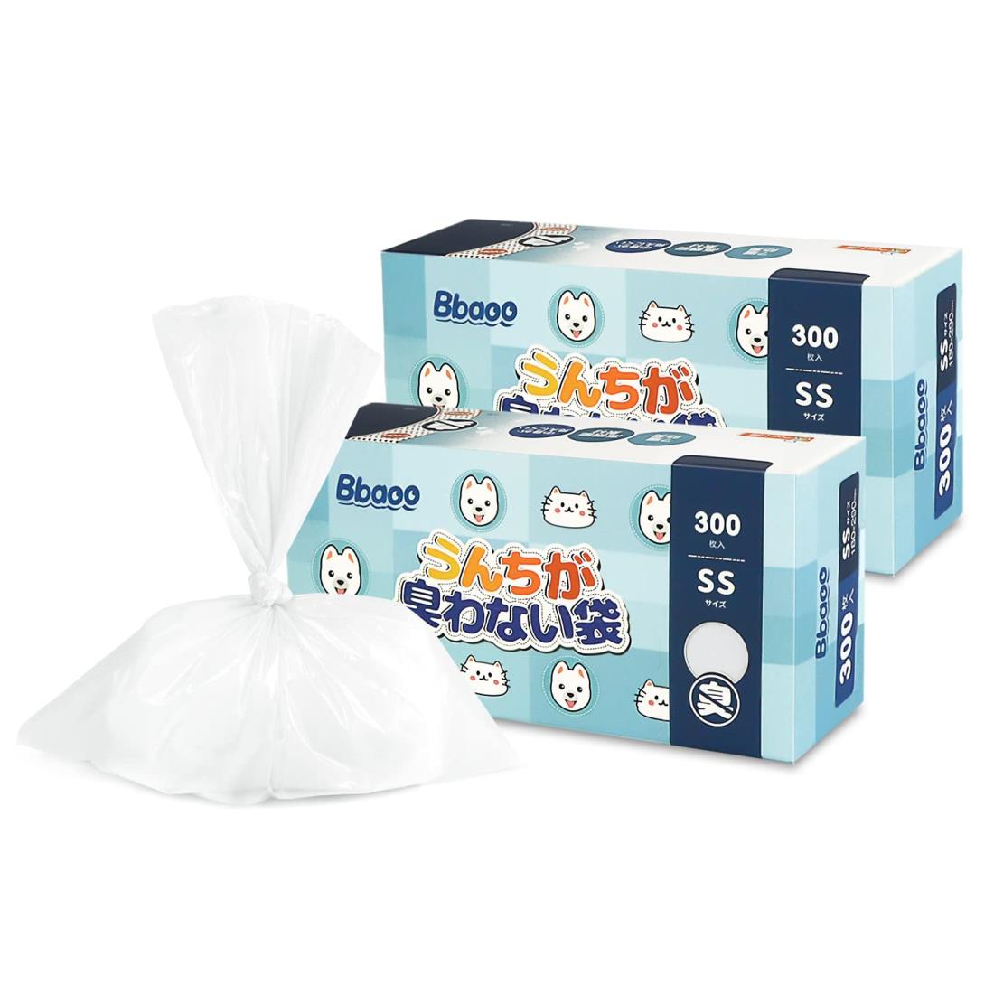 楽天市場】Bbaoo うんちがにおわない袋 SSサイズ 600枚 18x29cm うんち