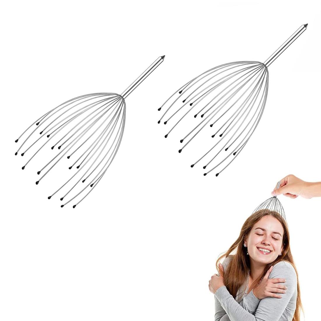 楽天市場】頭皮マッサージ 20本指ハンドヘルドヘッドマッサージ