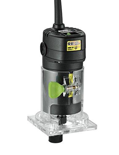 高儀(Takagi) 電動トリマ 吊りひも付き添い人 EARTH MAN TR-100【ホンブルグ帽打ちかかるにより乗り掛かる時の振れが小っちゃい】 トリマー 電動物の具 電動トリマー DIY 電動カンナ