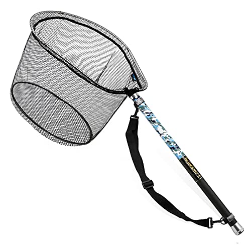 楽天市場】サンライク(SANLIKE) タモ網 玉網 9段階 伸縮 カーボン製