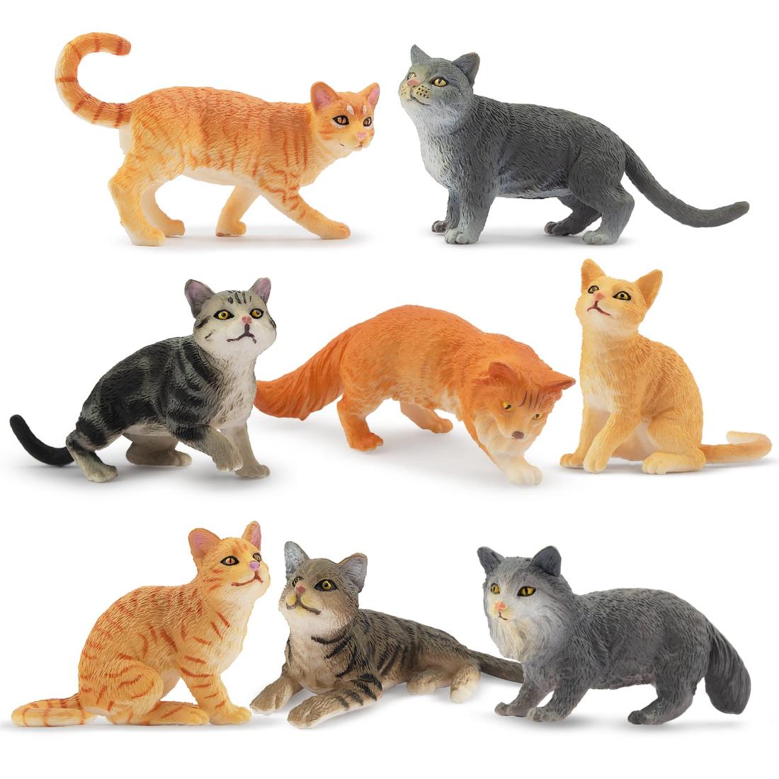フィリップローレストンの動物フィギュア　可愛らしい猫３匹セット、ビンテージ作品 フィリップローレストンの動物フィギュア 可愛らしい猫3匹