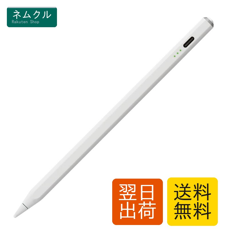ナカバヤシ(Nakabayashi) Digio2 iPad専用 充電式タッチペン アップルペンシル Apple Pencil ホワイト