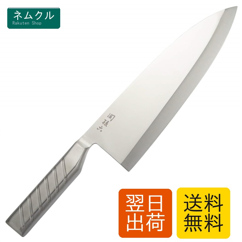 貝印 出刃包丁 ごはん炊き 関孫六 櫂 ステンレス鋼 270粍 日本製 093 AK5175 416×76×25 630g 1本 KAI