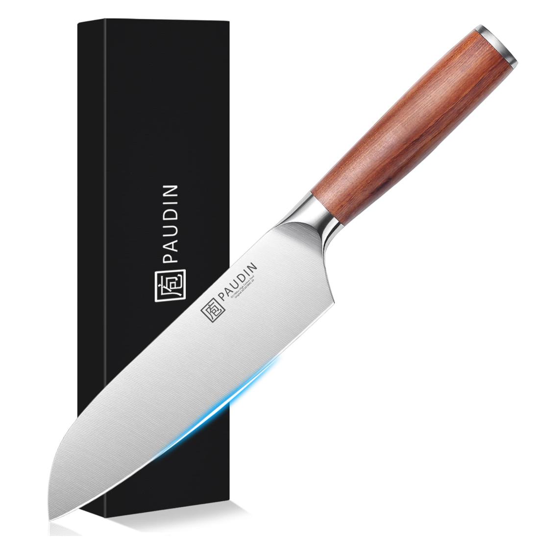 楽天市場】包丁 三徳 サンドビック鋼 ツバ付 165mm 紋三郎 /松井刃物