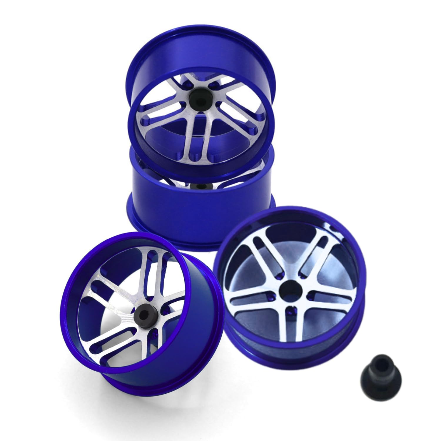 楽天市場】ミニ四駆用 アルミ製 ローハイトホイール 大径デュアル5