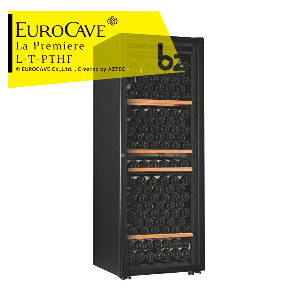 EUROCAVE ユーロカーブ ワインセラー ラ・プルミエシリーズ La PREMIERE-L-T-PTHF（黒） 標準ドア/213本収容 法人様限定