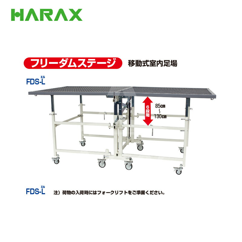 配送員設置送料無料 <br>ハラックス HARAX 2台set品 フミラック FL-75