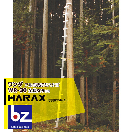 【百貨店SALE寸法押さえる通貨価値！】ハラックス｜HARAX ＜2台set品＞ワンダ WR-30 軽銀製 枝打掛けはしご｜法人様押さえる