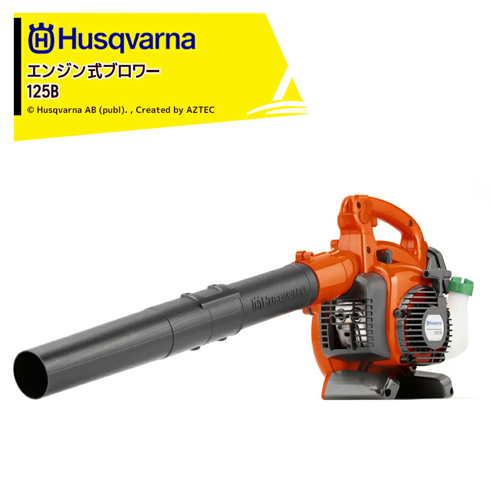 最大100%ポイントバック 確率2分の1！条件達成でチャンス最大5倍！要エントリー！Husqvarna ハスクバーナ エンジンブロワー ブロワー 28.0cm3 125B バキュームキットなし 952715654
