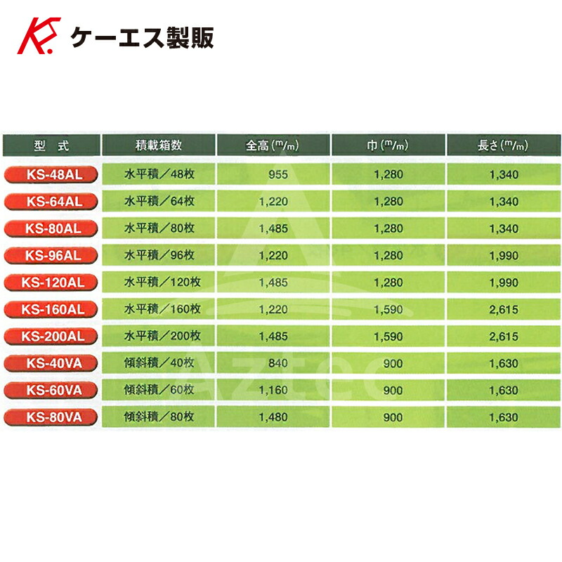 ケーエス製販|KS水平式アルミ苗コンテナ