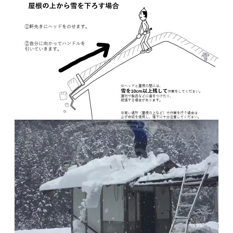 楽天市場 タナカマイスター 4個セット品 らくらく雪すべ る 屋根の雪がドンドン滑り落ちます 新雪用 雪下ろし 雪降ろし 雪落とし 雪すべーる Aztec 楽天市場店